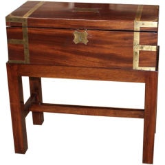 Mahogany Lap Desk on Stand