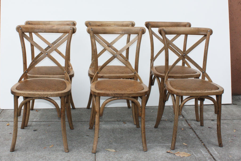 Six French Bistro Chairs 1