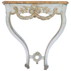 19th Century Painted Italian Console