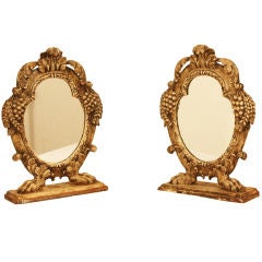 Antique Italian Baroque Pair of Frames