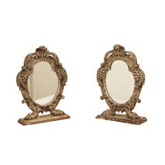 Antique Italian Baroque Pair of Frames