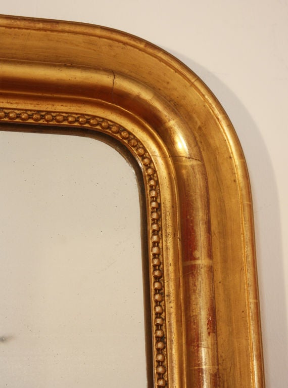 French Louis Philippe Giltwood Mirror Circa 1870