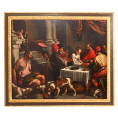 16th Century Large Old Master oil painting From The Bassano Workshop.
