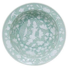 Lg Celadon Export Bowl