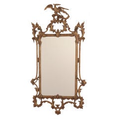 Chippendale Style Giltwood Mirror c.1920