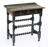 Small Table with Turned Legs