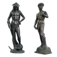 Two Antique Grand Tour Bronzes