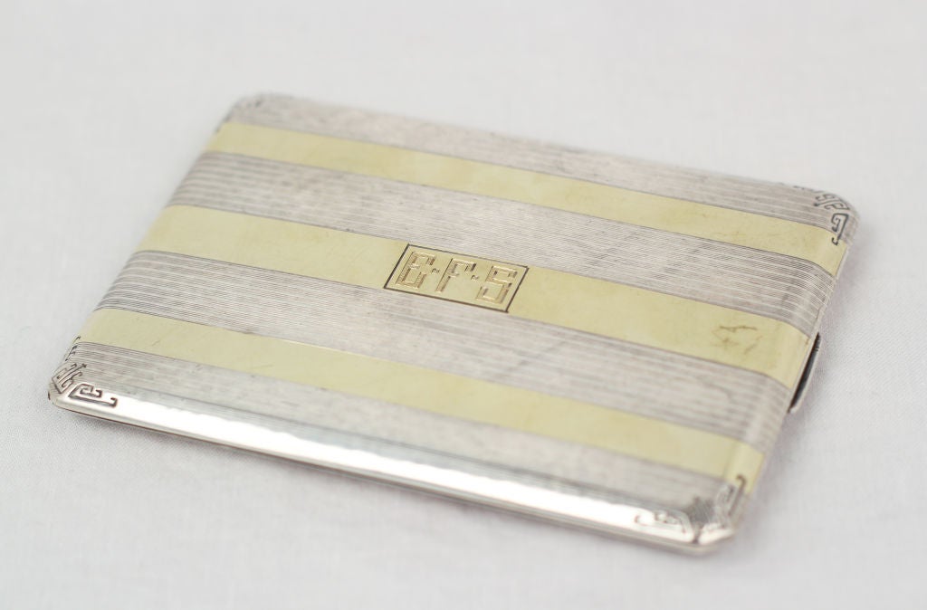 Silver & Gold Card / Cigarette Case