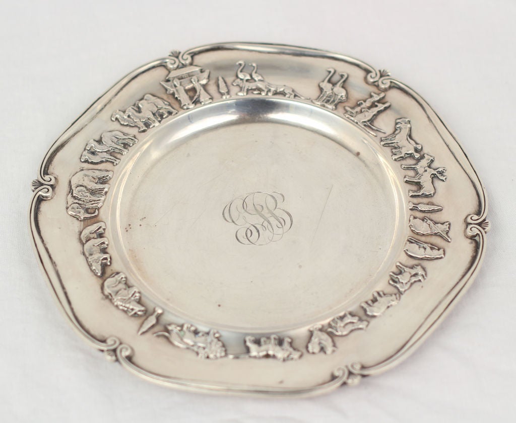 American Childs Sterling Bowl and Plate