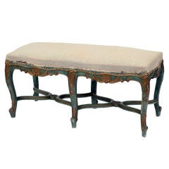 Louis XV Style Painted
Gilt Bench Louis XV Style Painted
Gilt Bench