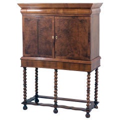 Queen Anne Collectors Cabinet on Stand