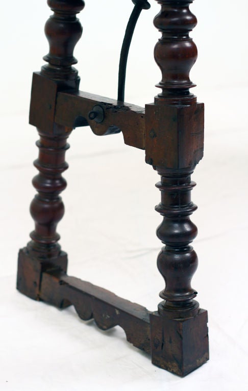 Italian / Spanish Baroque Fruitwood Table