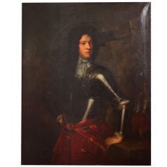 Painting of a Knight attributed to Kneller