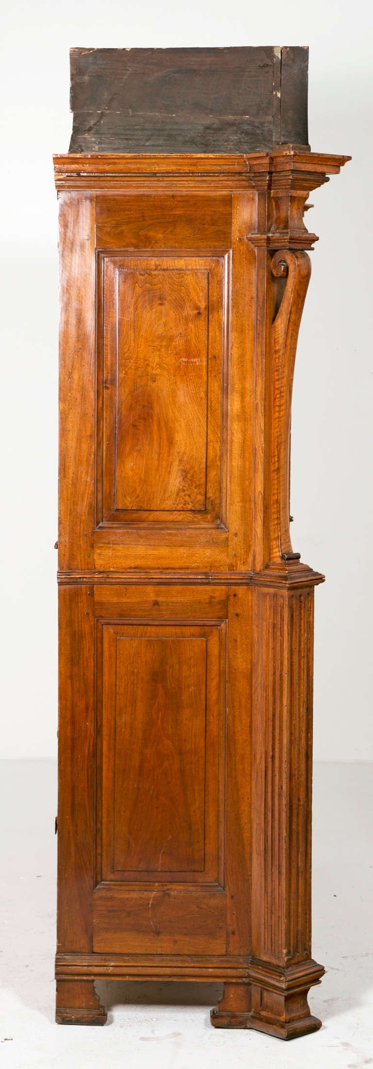 Rare Deeply Carved Italian Walnut Armoire c.1820 4