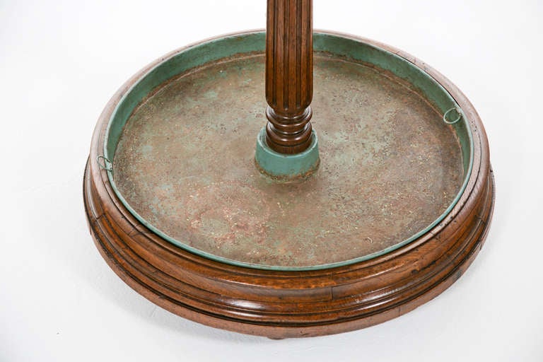 Large Antique English Oak Umbrella/Cane Stand, circa 1900 For Sale at