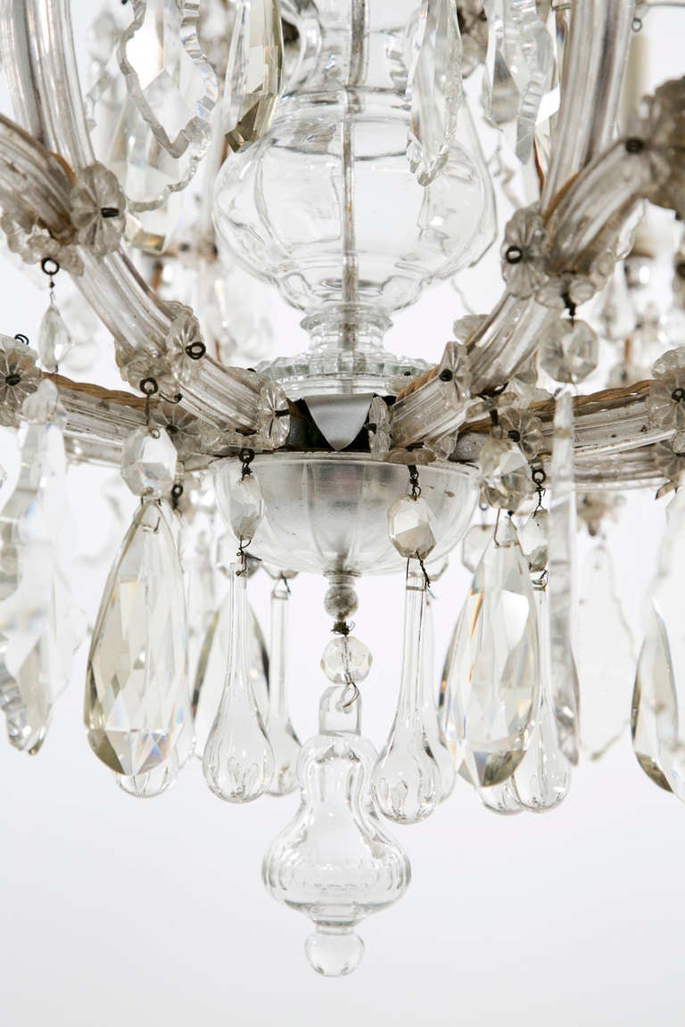 German Maria Theresa Glass & Crystal Chandelier