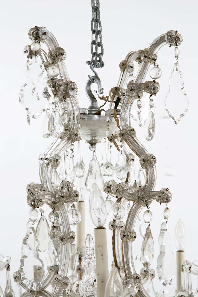 Maria Theresa Glass & Crystal Chandelier 1