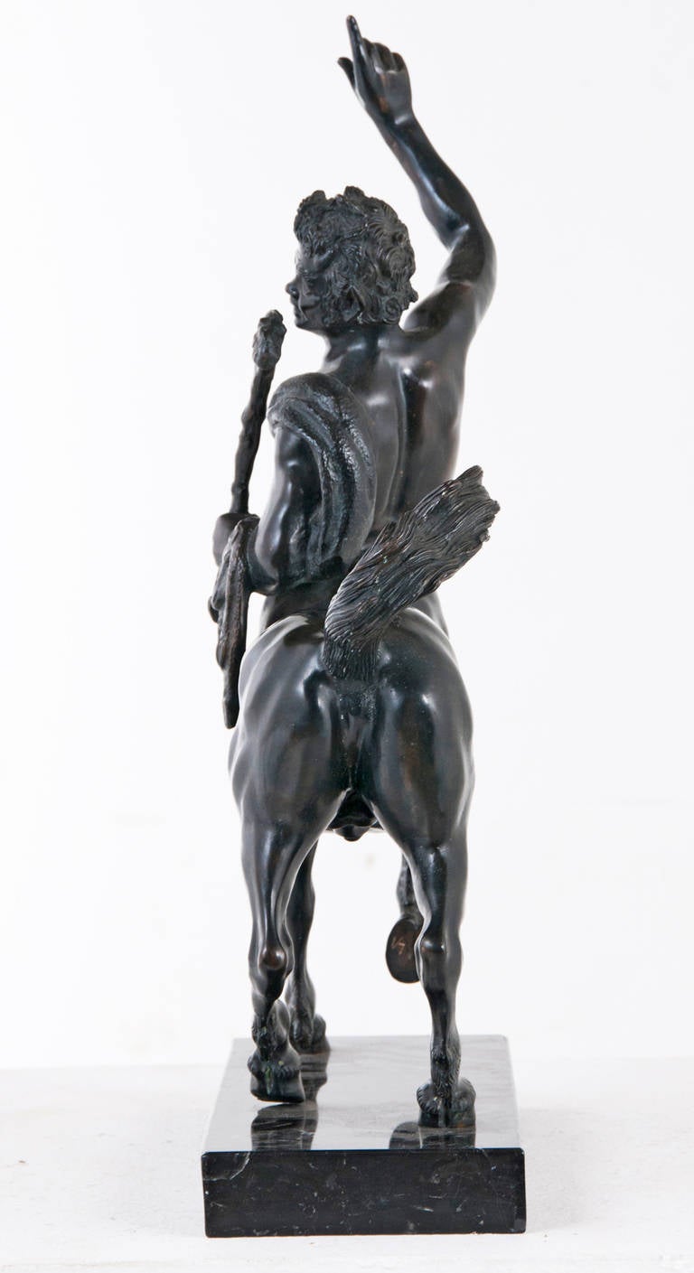 Large 1920s Ancient Style Bronze Centaur in the Grand Tour Tradition In Excellent Condition In San Francisco, CA