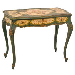 Antique Painted Venetian Desk / Dressing Table