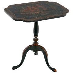 Victorian Lacquer Tea Table