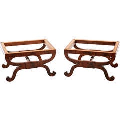 Pair  Antique of Benches / Ottomans