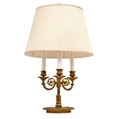 Antique French Bouillotte Lamp