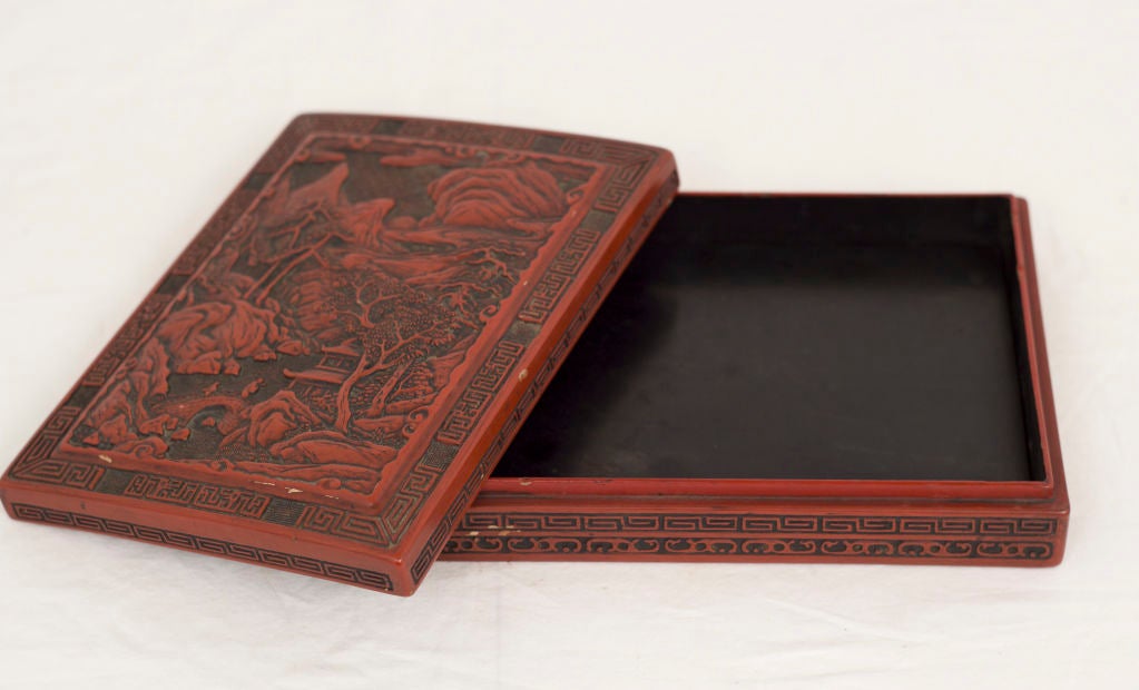 19th Century Japanese Lacquered Writing Box