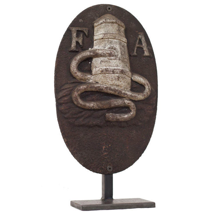 19th Century American Fire Insurance Marker