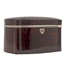 Victorian Silver Mounted Jewel Box