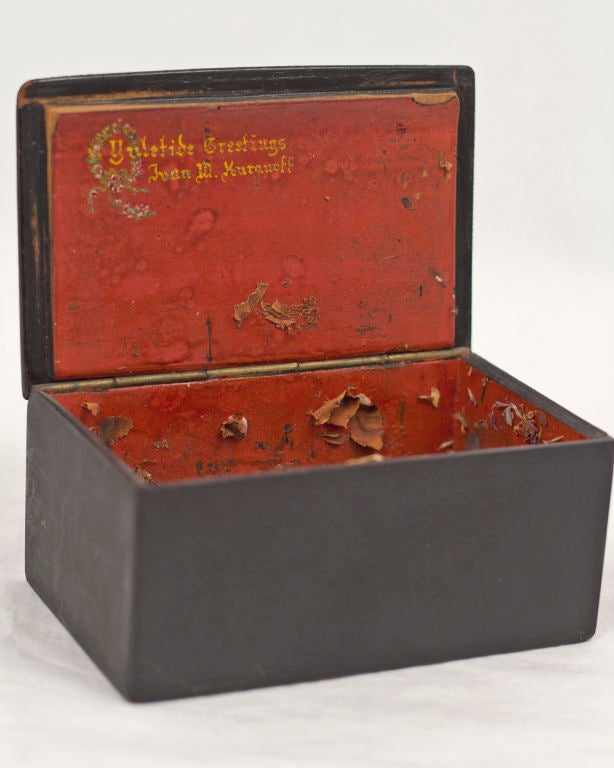 19th Century Russian Lacquer Box