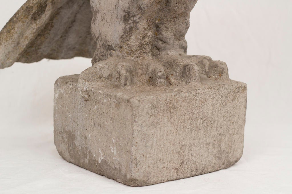 Swedish Large Cast Stone Eagle