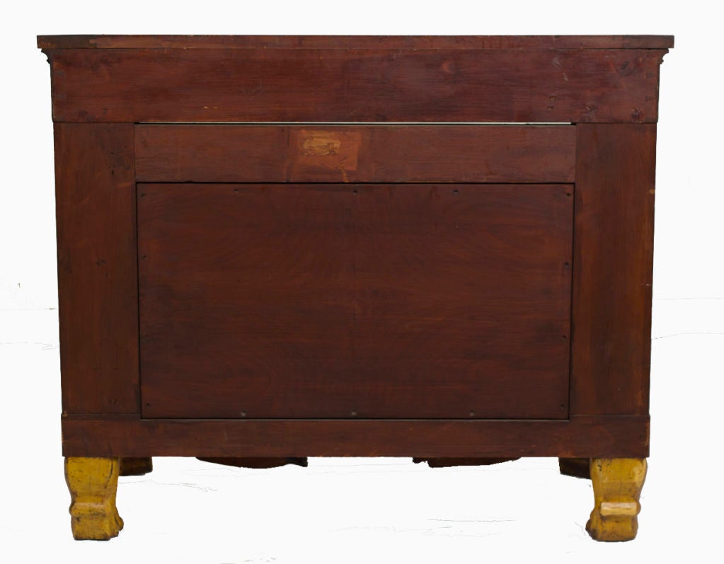 Wood Great Federal Fancy Painted Console