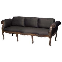 Antique Venetian Walnut Bench / Settee