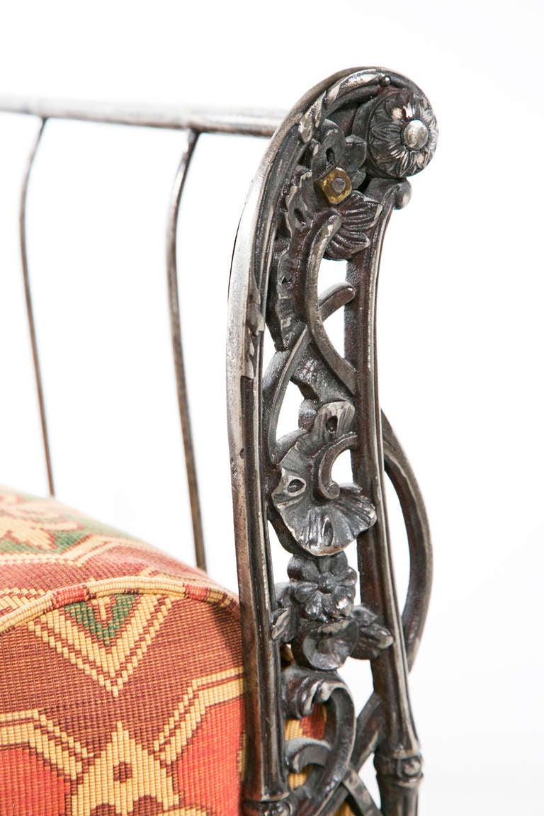 Antique French Steel Campaign Bed at 1stDibs antique campaign bed