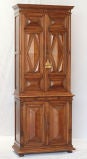 Tall & Narrow Oak Paneled Cabinet