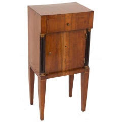 Antique Italian Bedside Commode / End Table