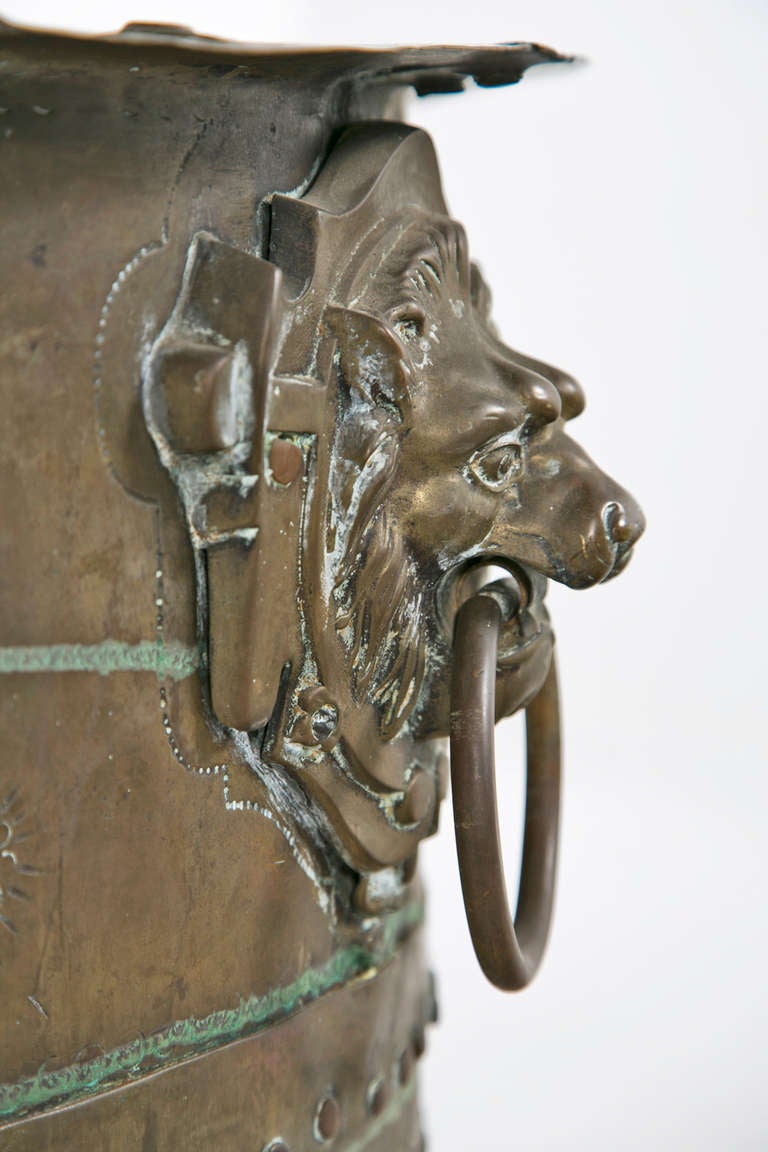 Large Brass Cistern