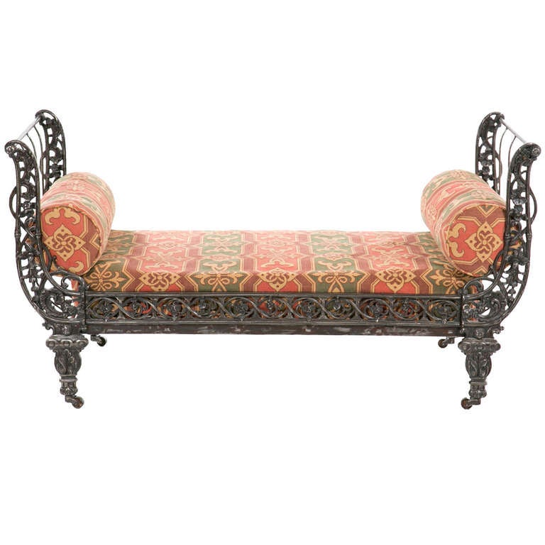 Antique French Steel Campaign Bed at 1stDibs antique campaign bed