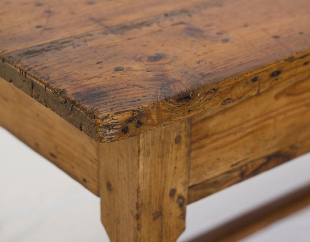 19th Century Rustic French  Farm House Table