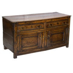 Antique English Oak Dresser / Cabinet