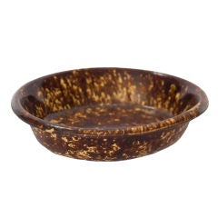 Oval Spongeware Bowl