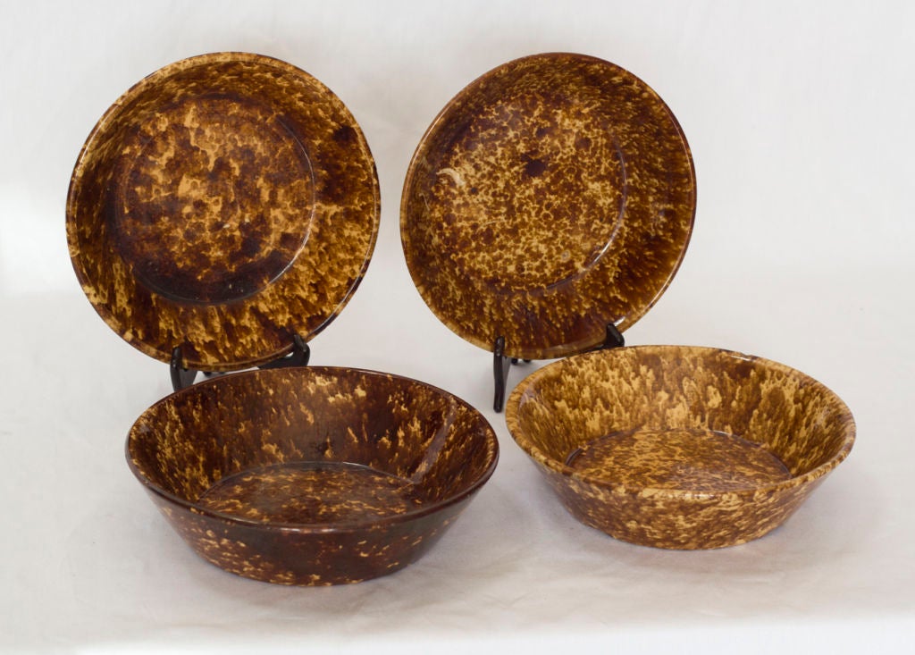 Assorted Spongeware Bowls