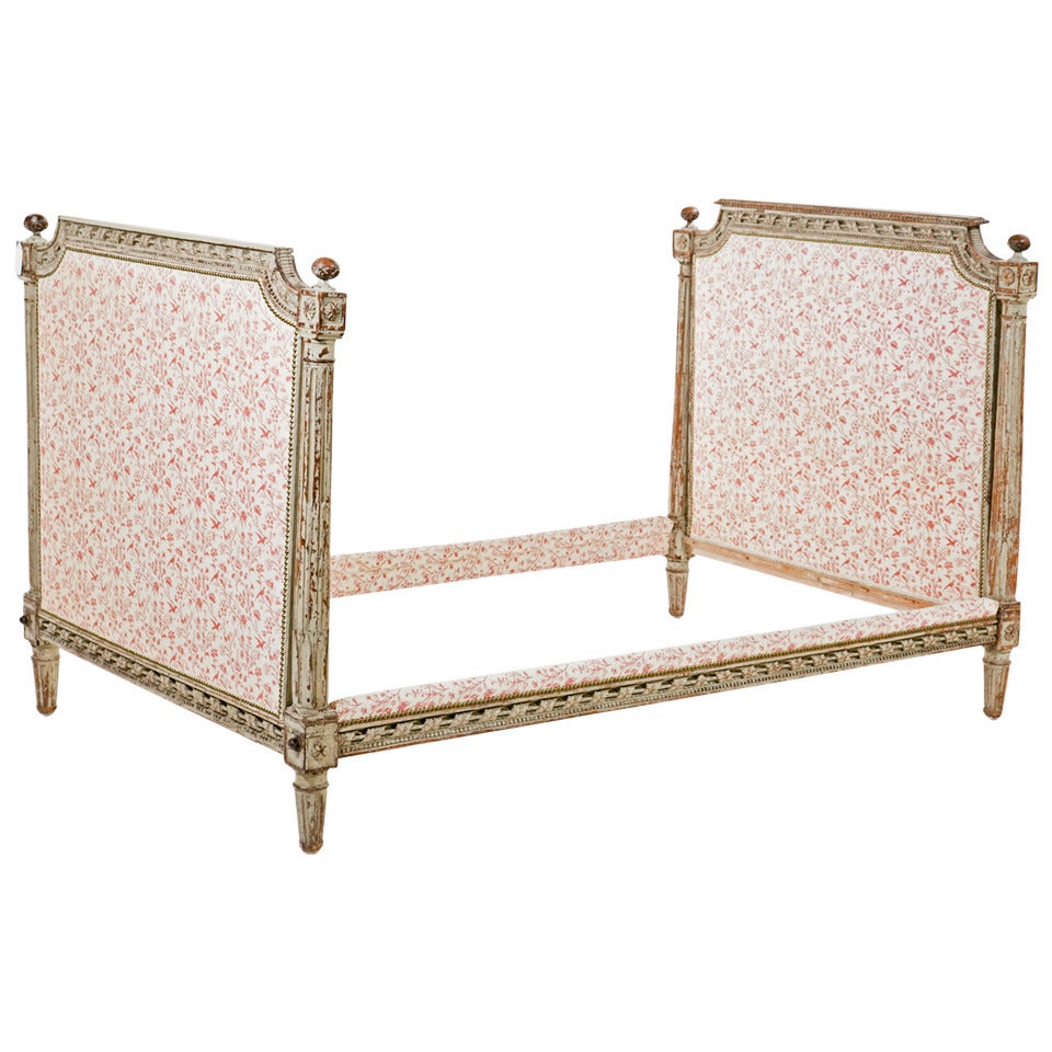 Louis XVI Carved and Painted Bed, circa 1780