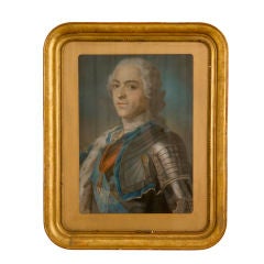 Pastel Portrait of Louis XV
