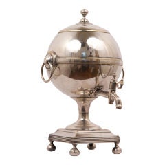 Antique English Silver Plated Tea Urn