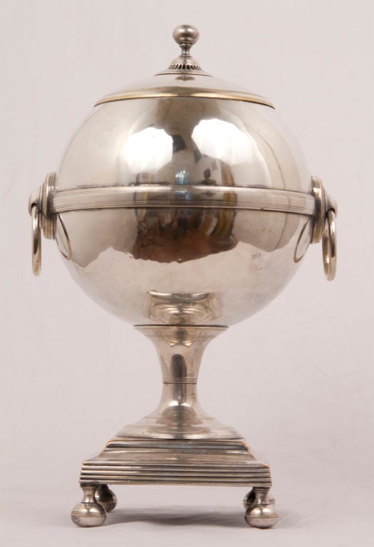 Antique English Silver Plated Tea Urn 5