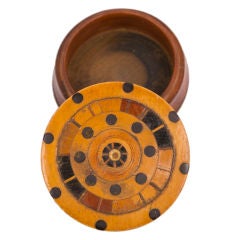 Italian Inlaid Wood Snuff Box