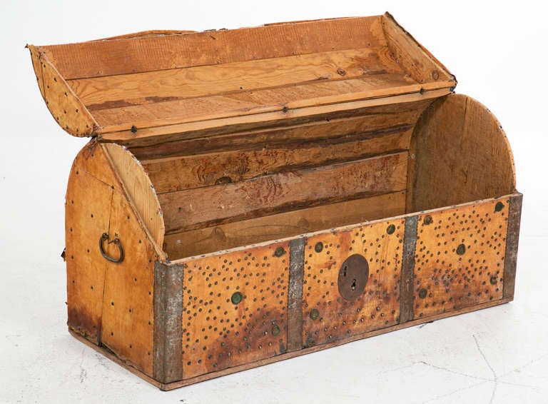 19th Century Spanish Colonial Coffer / Trunk 4