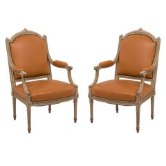 Pair of 19th Century Swedish Arm Chairs