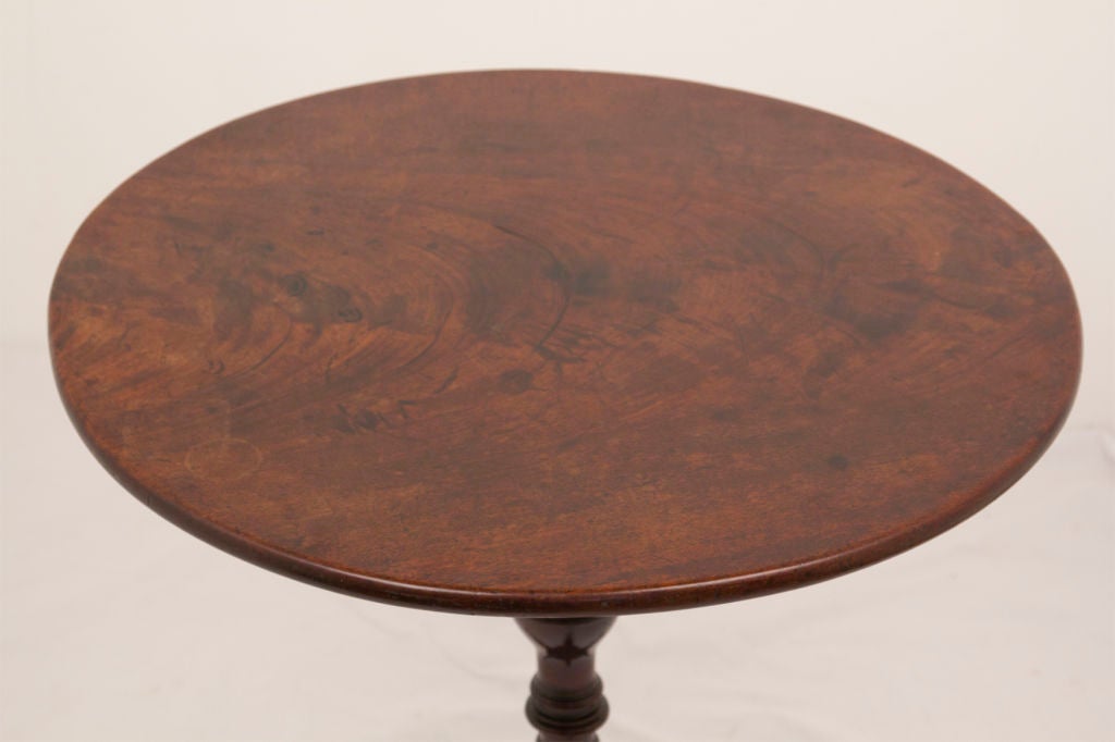 Wood Georgian Mahogany Tripod Table